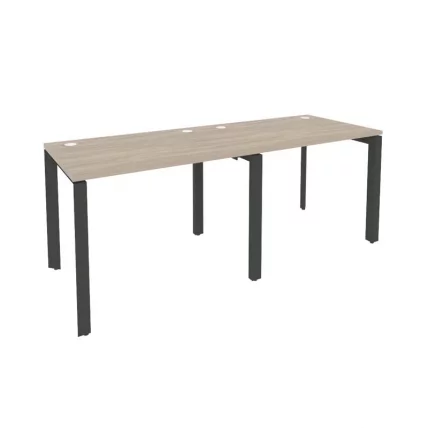 Рабочая станция на П-образном м/к ONIX O.MP-RS-2.1.7 Дуб Аттик/Антрацит_0