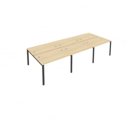 Рабочая станция на 6 раб.места Metal System Б.СМ-6.2 Акация/Антрацит_0