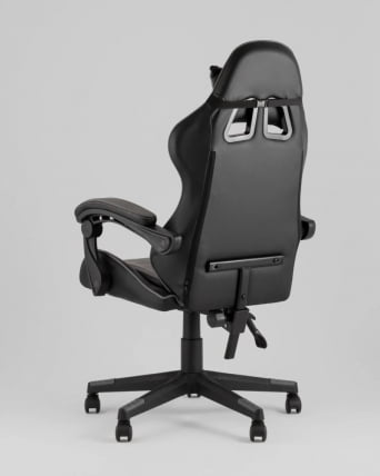 Кресло спортивное TopChairs Shadow черно-серый_4