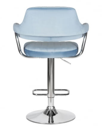 Стул барный ДОБРИН CХАРЛЙ (пудрово-голубой велюр (МДЖ9-74)) 2 шт / DOBRIN CHARLY (MJ9-74))_5