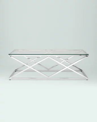 Стол журнальный ИНСИГНИЯ 120x60 Серебро_2