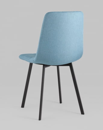 Стул Чиллй рогожка Голубой / Chilly_4