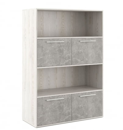 Шкаф высокий с горизонтальной нишей B-TONE BTN36154231 Сосна Бетон светлый_0