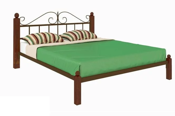 Кровать Диана Lux 1400х2000 Коричневая_0