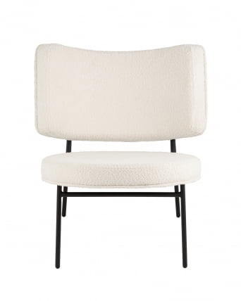 Кресло District Lounge букле Белый_1