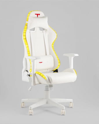 Кресло спортивное с подсветкой ТопЧаирс ГММ-080 белый / TopChairs GMM-080_9