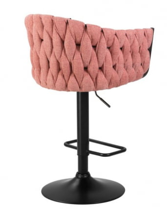 Стул барный ДОБРИН ЛЕОН (розовая ткань (ЛАР 275-10)) 2 шт / DOBRIN LEON (LAR_5