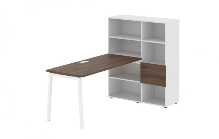 Рабочая станция EDIS ELRST 1115 Дуб Денвер темный Белый Белый_0