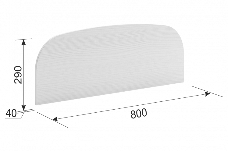 Ограничитель для кровати XYZ-123 дуб крафт золотой_2