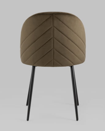 Стул Фолио велюр Коричневый_4