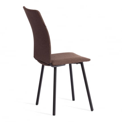 Стул обеденный La Rousse ткань рогожка, 49х50х93, коричневый/черный, 3М7-147_1