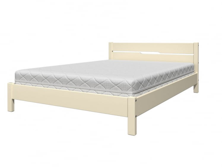 Кровать из массива Вероника 5 200х120 Слоновая кость_0