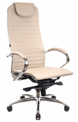 Кресло руководителя Everprof Deco Экокожа Бежевый_0