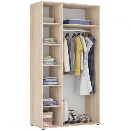 Шкаф распашный Алиса (H5_M) 2230х1200х540 ручка скоба 96мм (Венге-ДМ)_1