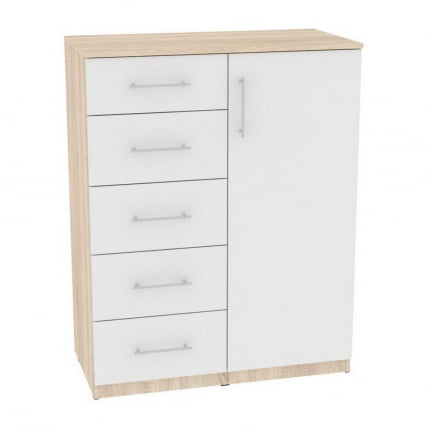 Комод Калисто(К37)1147х902х468ручкарейлинг160мм(ДСС-Белый) / Калисто(K37)1147х902х468ручкарейлинг160мм(ДСС-Белый)_0