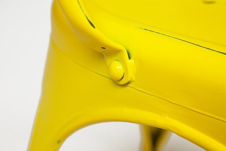 Стул LOFT CHAIR (mod. 012) металл, 45*35*85см, желтый/yellow vintage_7