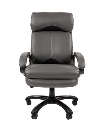 Кресло руководителя CHAIRMAN 505 NEW экокожа Серый_1