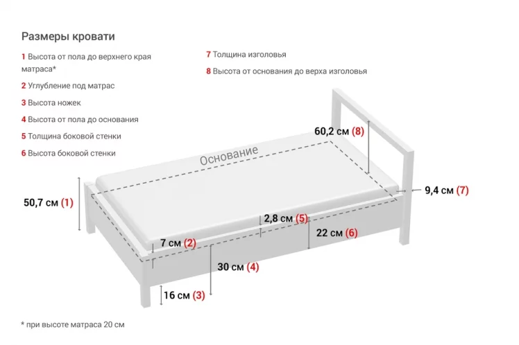 Кровать 1400 Соренто 04 Дуб Стирлинг_13
