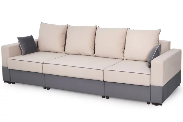 Диван-кровать Бостон 2800 Стандарт Бежево-темно-серый_0