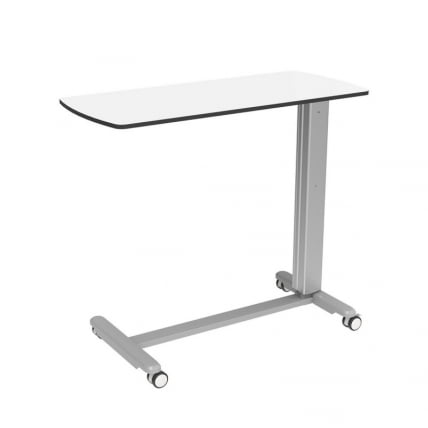 Передвижной приставной столик с регулировкой по высоте EUREKA ERK-BF-1006, белый_0