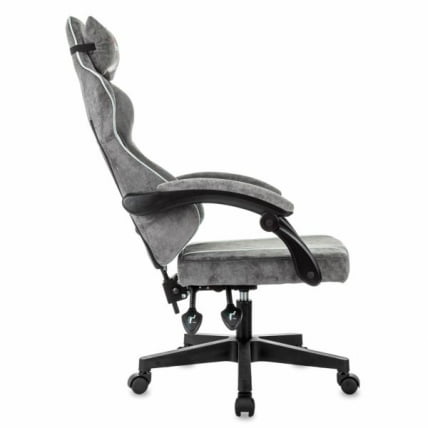 Кресло компьютерное BRABIX Shooter GM-12, 2 подушки, ткань, серое_2