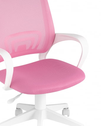Кресло компьютерное TopChairs ST-BASIC-W Розовый_1