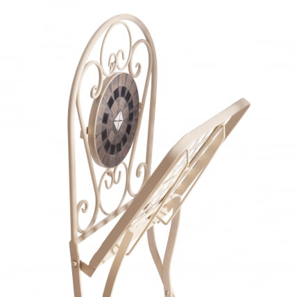 Стул Secret de Maison VICENZA (mod. PL08-7451RV) металл, 36*35*91 см, белый/плитка калейдоскоп_7