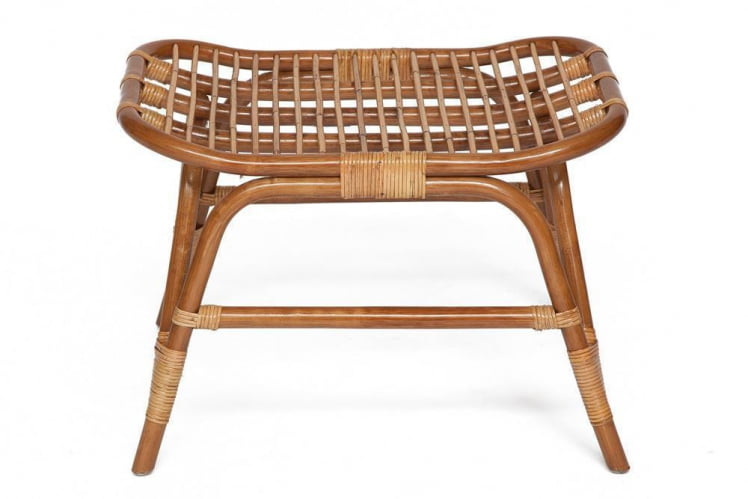 Табурет Secret De Maison Andersen Stool (mod. 01 5085 FS) натуральный ротанг, 53х40х42см, светлый мед/матовый_1