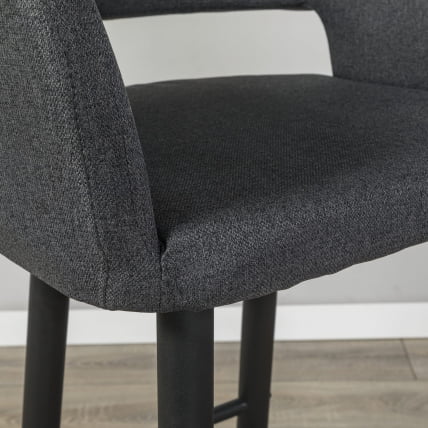 Кресло Бар Oscar Б темно-серый/черный_9