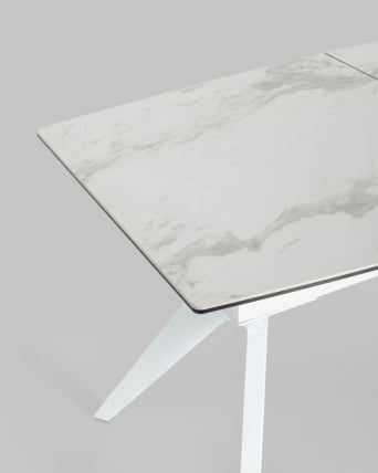 Стол обеденный Аркада раскладной 160-210x90 Керамика светлая_4