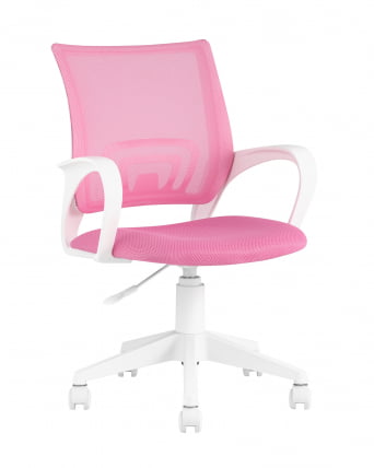 Кресло компьютерное TopChairs ST-BASIC-W Розовый_0