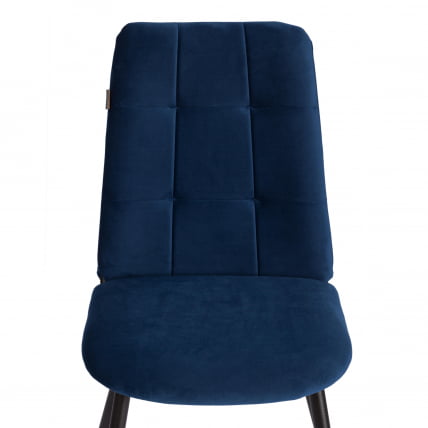 Стул обеденный Асти ТРЕНД, велюр, Блуе (синий), 47х54х86 см / Asti TREND, Blue_6