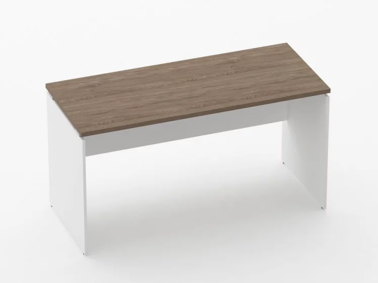 Стол прямой Deka ЛДСП каркас 75.06.14 Дуб Верцаска/Белый_0