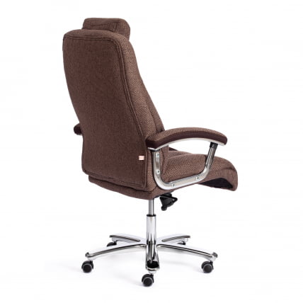 Кресло офисное Труст (макс) ткань, коричневый/коричневый , МДЖ190-7/ТВ-24 / Trust (max) MJ190-7/TW-24_2