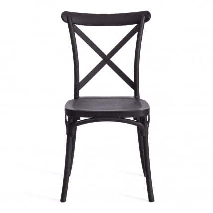 Стул CROSS (mod. PL24) пластик, 48 х 58 х 89 см, Black (черный) 05_9