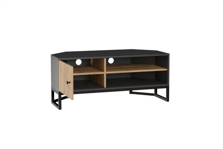 Тумба ТВ угловая Лофт ЛД.689.040.000 Дуб Вотан/Оникс Серый_1