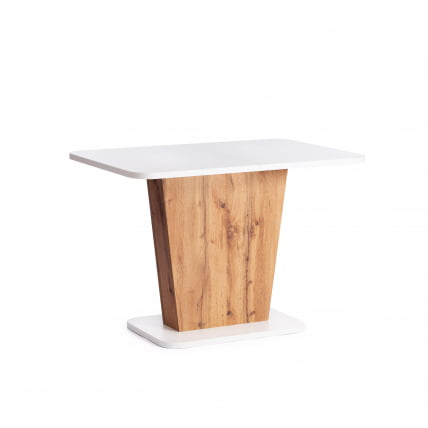 Стол обеденный GENT ЛДСП, 110-145x68,6x75,5 см, Дуб вотан/Белый_3