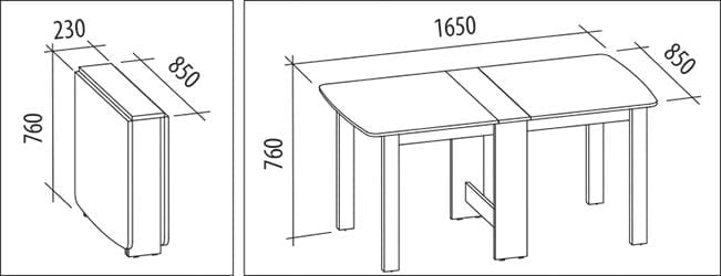 Стол-книжка Колибри 14 дуб Венге/сосна Астрид_2