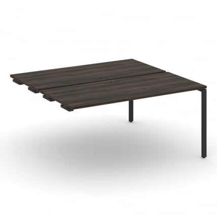 Двойной стол-приставка к опорным тумбам/шкафам CONCEPT CN.DSPR-004 Дуб Мали Черный_0