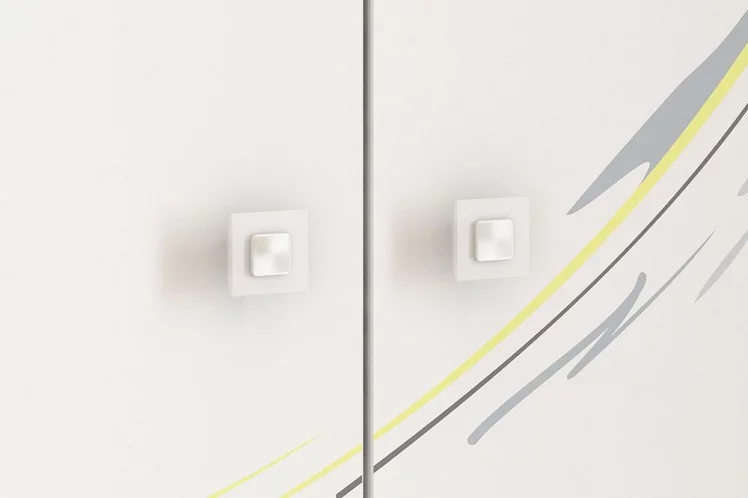 Шкаф комбинированный (с ящ. 2-створчатый) Форсаж MKF-01 Дуб сонома/белый_3