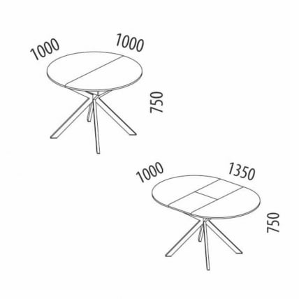 Обеденный стол Орфей 49.1 Дуб Табако_11
