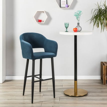 Кресло Бар Oscar Б Diag blue/черный_10