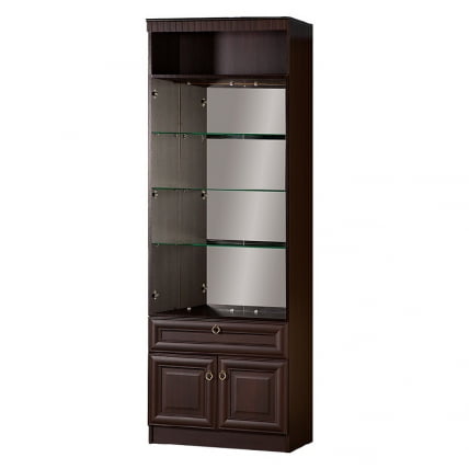 Шкаф для посуды Инна 612 Денвер темный_1