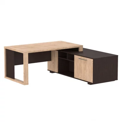 Стол руководителя ACT 1918 R Дуб Девон_0