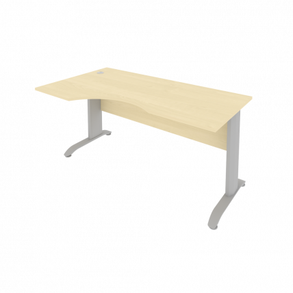 Стол криволинейный левый Riva ПЛ.СА-1 Л Клен_0