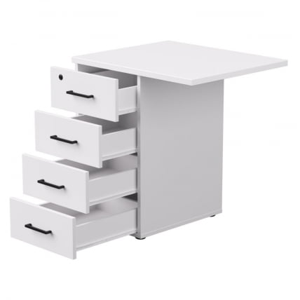 Тумба приставная с топом Everprof EVO 254Т2203 Белая_1