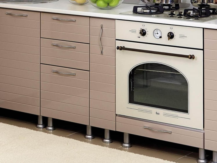 Тумба кухонная 600 для встраиваемой техники Анастасия ЛД 059.113.000 М Капучино_1