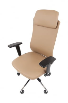 Офисное кресло CHAIRMAN 500 LUX экокожа Бежевый_2