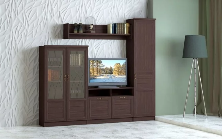 Шкаф навесной Лира 48 Дуб нортон темный_1