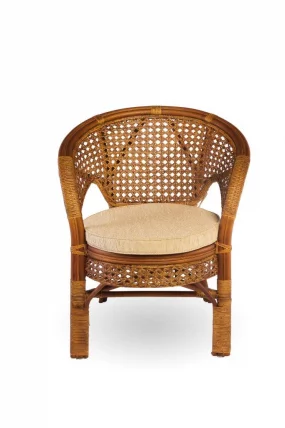 Кресло Пеланги, подушка на молнии Pelangi 02/15-3 миндаль матовый_1